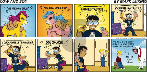 Cow and Boy Classics on Sunday March 8, 2009 Comic Strip