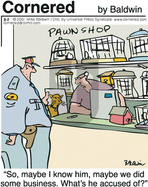 Cornered on Thursday August 2, 2001 Comic Strip