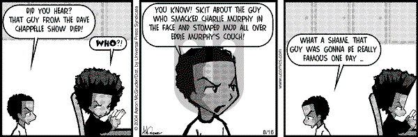 The Boondocks on Monday March 19, 2012 Comic Strip