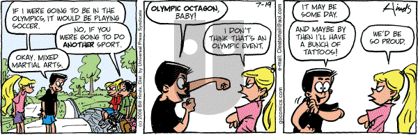 Cleats - Saturday July 19, 2008 Comic Strip