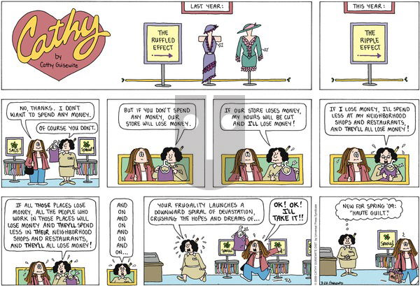 Cathy Classics on Sunday March 22, 2009 Comic Strip
