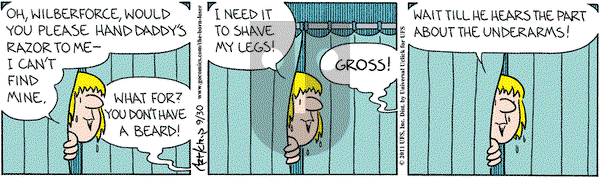 The Born Loser on Friday September 30, 2011 Comic Strip