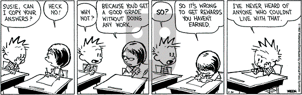 Calvin and Hobbes - Monday November 30, 1992 Comic Strip