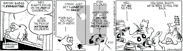 Over the Hedge on Thursday March 20, 1997 Comic Strip