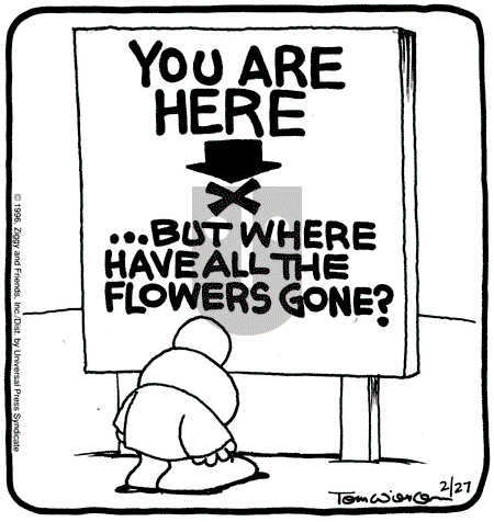 Ziggy - Tuesday February 27, 1996 Comic Strip