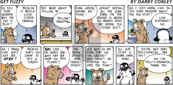 Get Fuzzy on Sunday June 12, 2011 Comic Strip