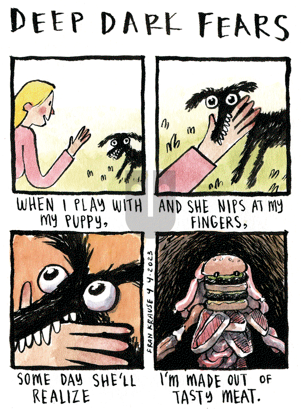 Deep Dark Fears on Monday August 21, 2023 Comic Strip
