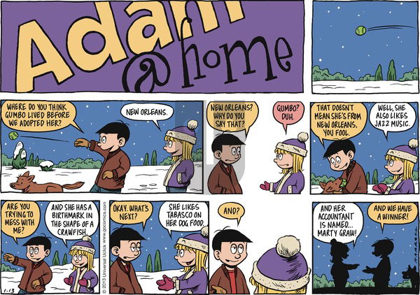 Adam@Home on Sunday January 13, 2013 Comic Strip