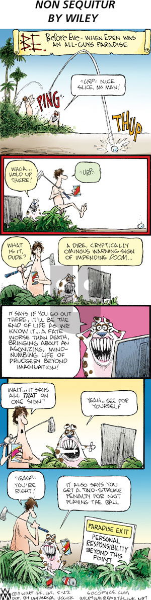 Non Sequitur on Sunday May 22, 2011 Comic Strip