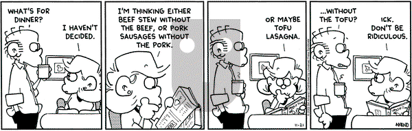 FoxTrot on Thursday November 21, 2002 Comic Strip