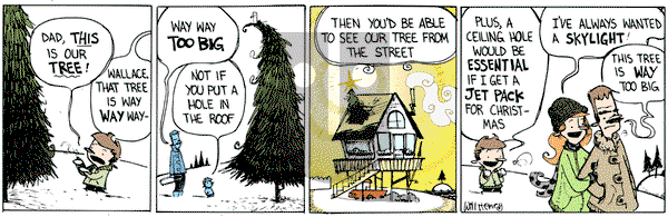 Wallace the Brave on Monday December 7, 2015 Comic Strip