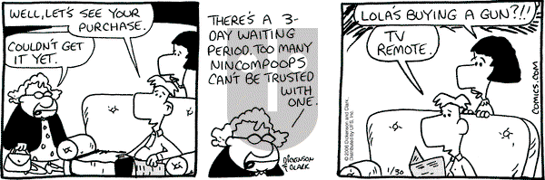 Lola on Monday January 30, 2006 Comic Strip