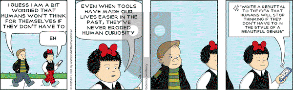 Nancy on Monday April 7, 2025 Comic Strip