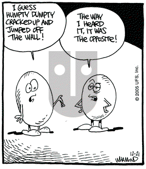 Reality Check on Wednesday December 21, 2005 Comic Strip