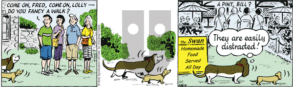 Fred Basset on Wednesday September 7, 2016 Comic Strip