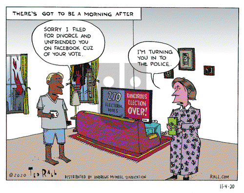 Ted Rall on Wednesday November 4, 2020 Comic Strip