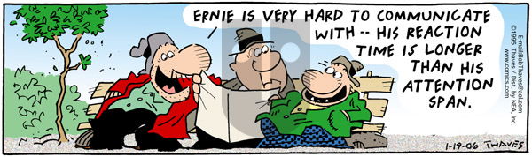 Frank and Ernest - Thursday January 19, 2006 Comic Strip