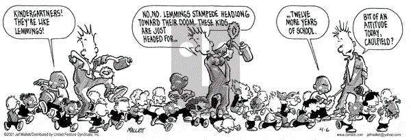 Frazz on Friday April 6, 2001 Comic Strip