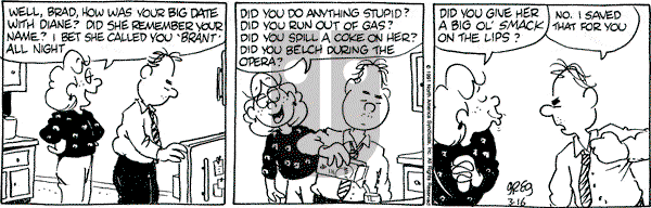 Luann on Saturday March 16, 1991 Comic Strip
