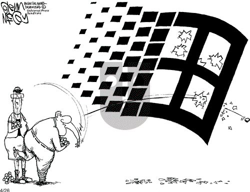 Glenn McCoy on Wednesday April 26, 2000 Comic Strip