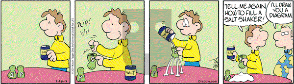 Drabble on Friday February 28, 2014 Comic Strip