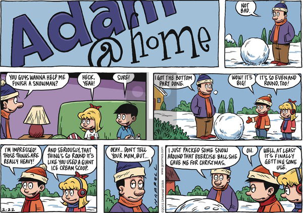 Adam@Home on Sunday February 22, 2015 Comic Strip
