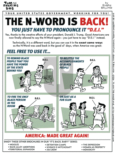 Tom the Dancing Bug on Monday March 24, 2025 Comic Strip