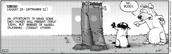 Get Fuzzy on Friday May 10, 2002 Comic Strip