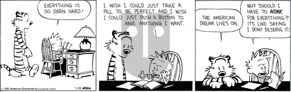 Calvin and Hobbes on Wednesday January 28, 2015 Comic Strip