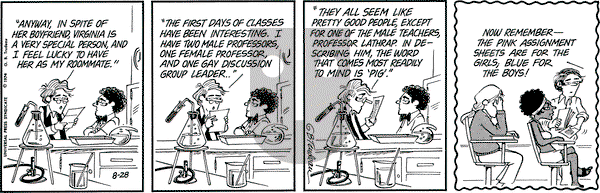 Doonesbury on Wednesday August 28, 1974 Comic Strip