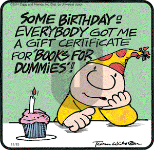 Ziggy - Saturday November 15, 2014 Comic Strip