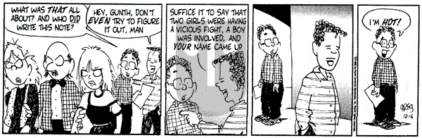 Luann on Saturday December 16, 1995 Comic Strip