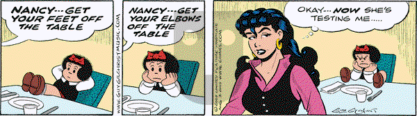 Nancy on Monday August 3, 2009 Comic Strip
