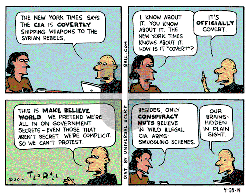 Ted Rall on Friday April 25, 2014 Comic Strip