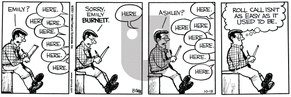 Grand Avenue on Monday November 5, 2001 Comic Strip