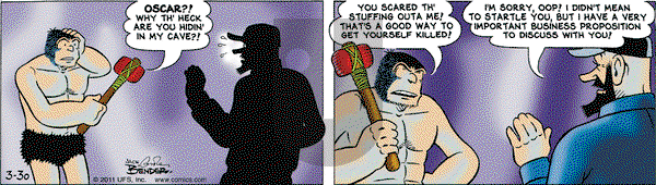 Alley Oop on Wednesday March 30, 2011 Comic Strip