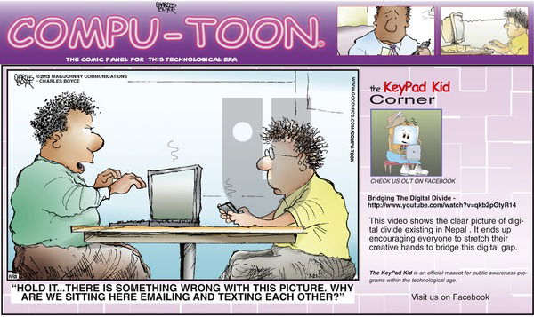 Compu-toon on Sunday July 21, 2013 Comic Strip
