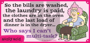 Aunty Acid on Thursday January 22, 2015 Comic Strip