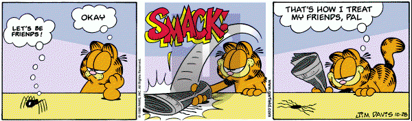 Garfield - Wednesday October 28, 1998 Comic Strip