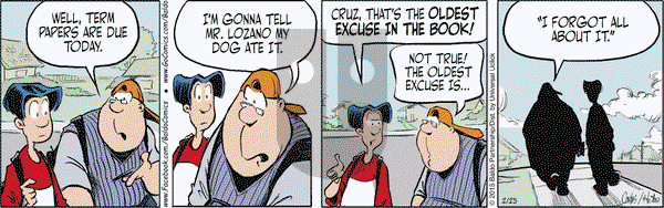 Baldo on Monday February 23, 2015 Comic Strip