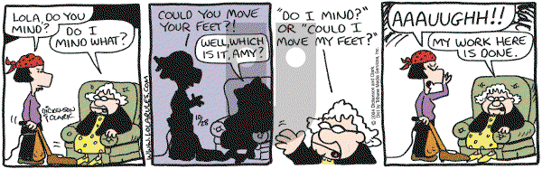 Lola on Thursday October 28, 2004 Comic Strip