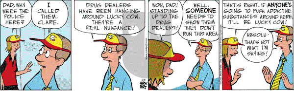 Lucky Cow on Thursday February 8, 2007 Comic Strip