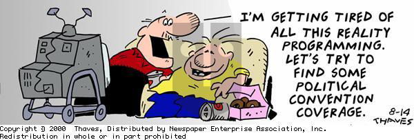 Frank and Ernest on Monday August 14, 2000 Comic Strip