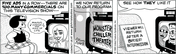Nancy on Friday April 17, 1998 Comic Strip