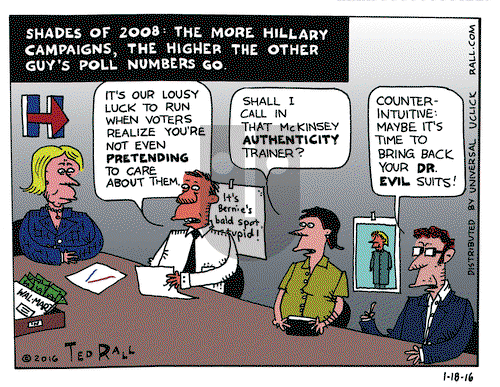 Ted Rall on Monday January 18, 2016 Comic Strip