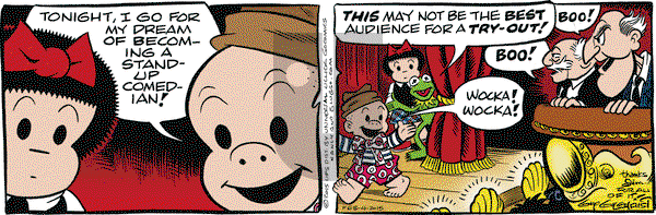 Nancy on Wednesday February 4, 2015 Comic Strip