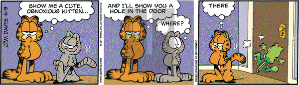 Garfield on Thursday June 9, 2011 Comic Strip