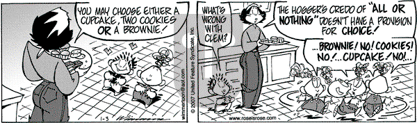 Rose is Rose on Wednesday January 3, 2007 Comic Strip