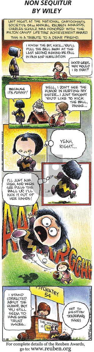 Non Sequitur on Sunday May 28, 2000 Comic Strip