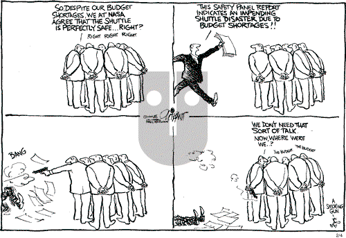 Pat Oliphant on Tuesday February 4, 2003 Comic Strip